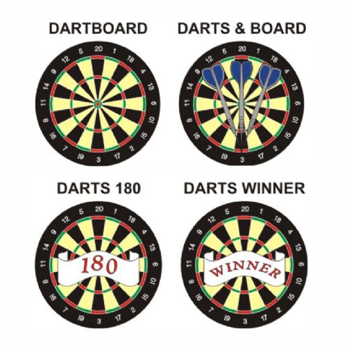 Darts pk of 5 25mm centres-